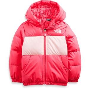 NEW The North Face Moondoggy Down Hooded Jacket Coat  Girl's 5T  Paradise Pink